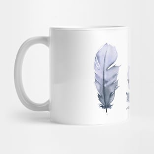 Blue feathers Mug